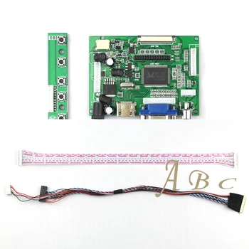 

HDMI VGA 2AV LVDS Controller Board+40 Pins Lvds Cable Kits for Raspberry PI 3 LP156WH2 1366x768 1ch 6 bit TFT LCD Display Panel