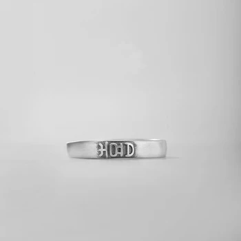 

ULIKEIDO Real 925 Sterling Silver Rings For Women Man Lover Party Vintage Thai Silver Jewelry Unisex Gift Wide Size Fine FR069