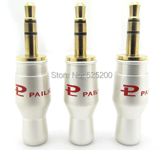 50 шт. Классический белый разъем для аудиокабеля 3 5 мм|adapter connector|adapter 3.5mmadapter white |