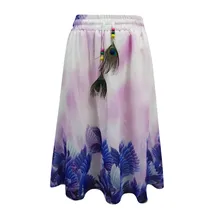 Летняя женская юбка, повседневная, сексуальная, с принтом, эластичный пояс, повседневная, плиссированная юбка, Jupe Femme, юбки для женщин, s Faldas Mujer Moda