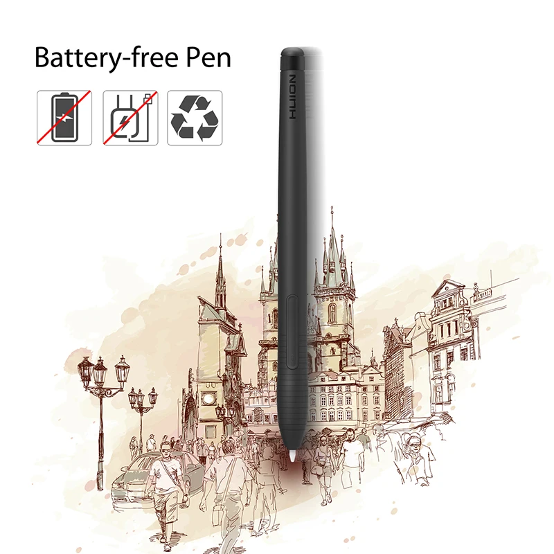 huion gráficos ultrafinos desenho tablet caneta digital tablet stylus nível perfeito para jogo osu