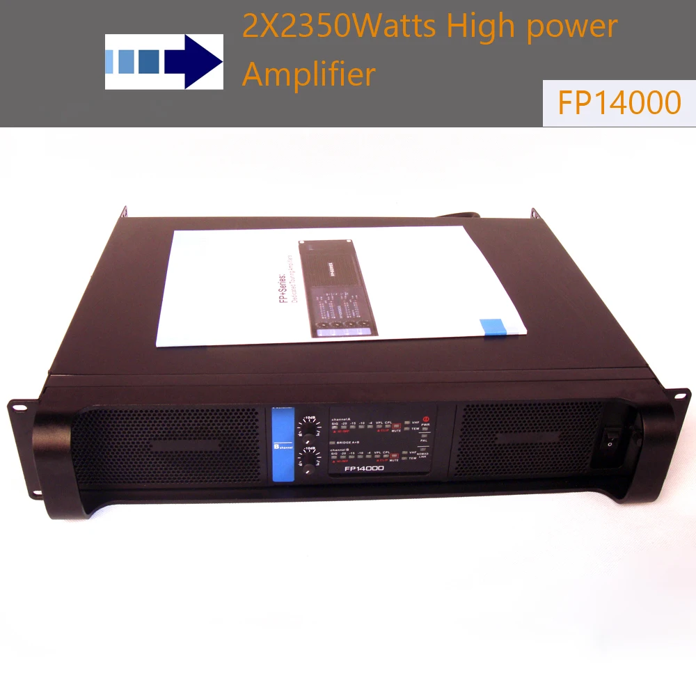 New FP14000 Professional power amplifier 2x2350watts for subswoofer AMP / line array Lab gruppen
