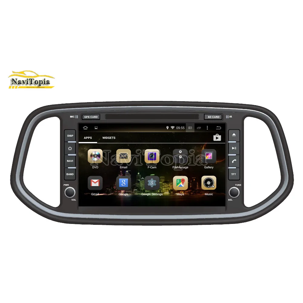Best NAVITOPIA 8inch 4G RAM 64G ROM PX6 Android 9.0 Car DVD Multimedia Player GPS Navigation for Kia KX3 2014 2015 2016 2017- 8