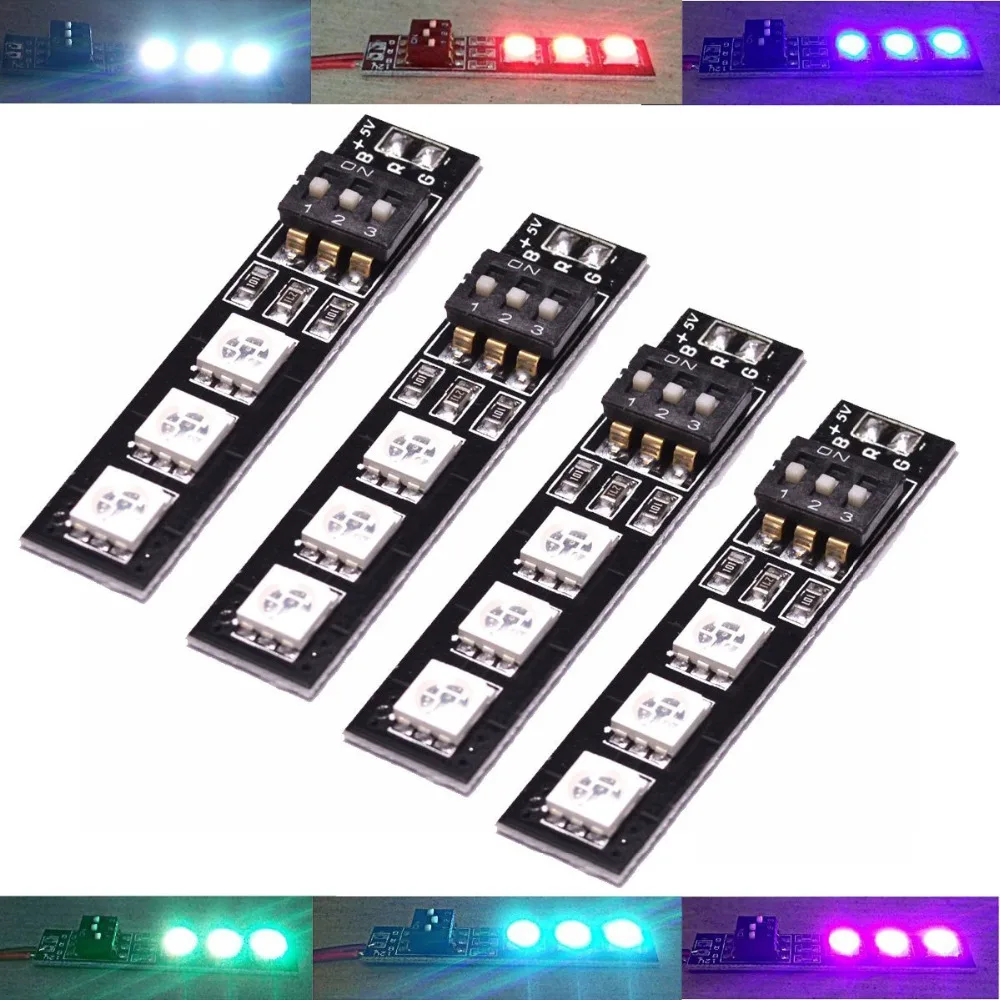 Светодиодная лента Hobbypower RGB 5050 7 видов цветов 5 в с переключателем DIP для