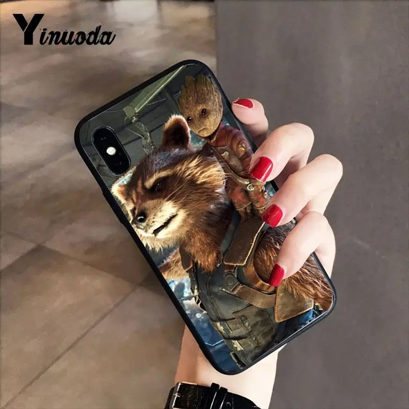 Yinuoda стражи для Galaxy Marvel DIY роскошные защитный корпус телефона iPhone 8 7 6 6 S 6 Plus X XS MAX 5 5S SE XR 10