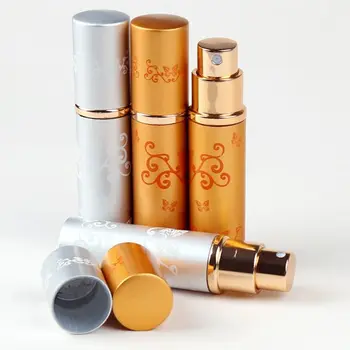 

Printed Portable 5ml Aluminum Anodized Glass Perfume Spray Bottle & Compact Nebulizer Perfume Vial F20171602