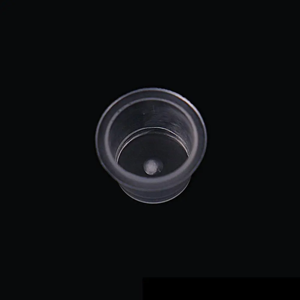 Disposable Tattoo Ink Cups 100pc S/M/L Plastic Disposable Microblading Tattoo Ink Cups