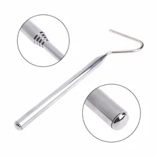 Snake Hook Stainless Steel Silver Adjustable Long Handle Catching Tool Trap Tong Reptile Tools C42