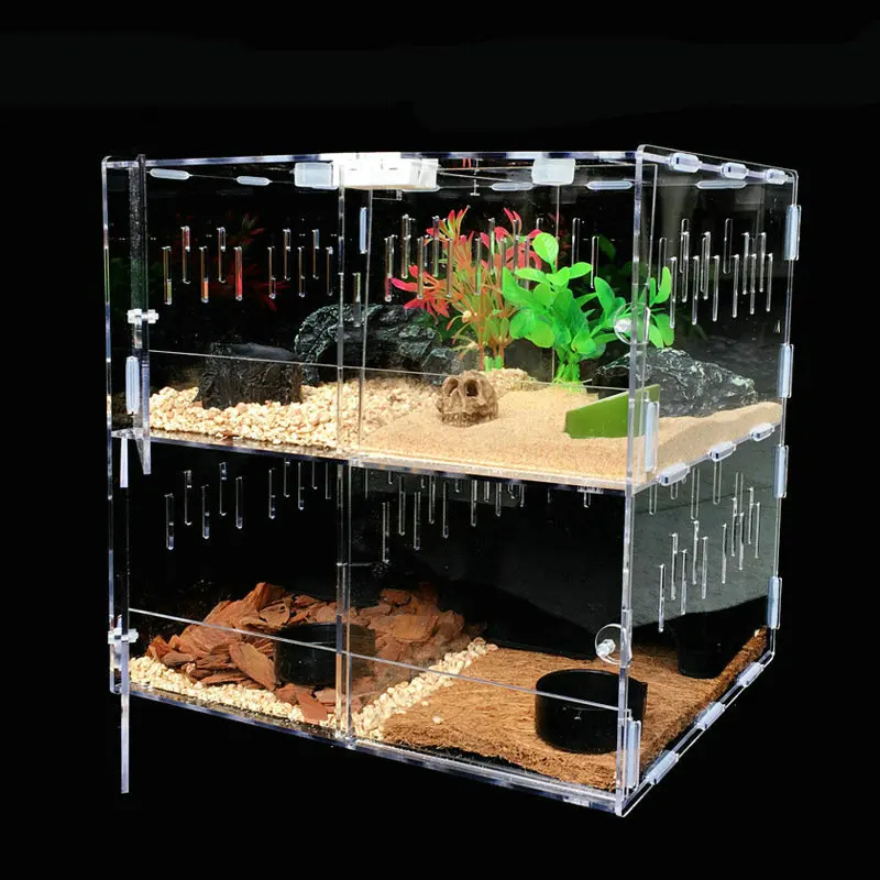 

Reptile Breeding Box Transparent Acrylic Reptile Snake Box Scorpion Hatching Box