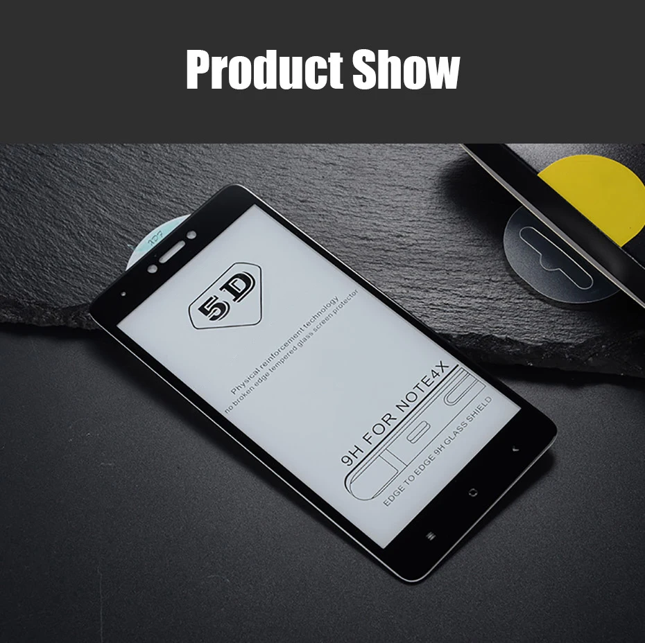 YAMIZOO 5D Full Cover For Xiaomi Redmi 4x Note 4 Global Tempered Glass Protective Screen Protector For Xiaomi Redmi 4x Glass On (2)
