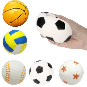 

Novelty Squeeze Football Baseball Backetball Volleyball Squeeze Toy Soft Slow Rising Cream Scented Decompression Antistress Toys