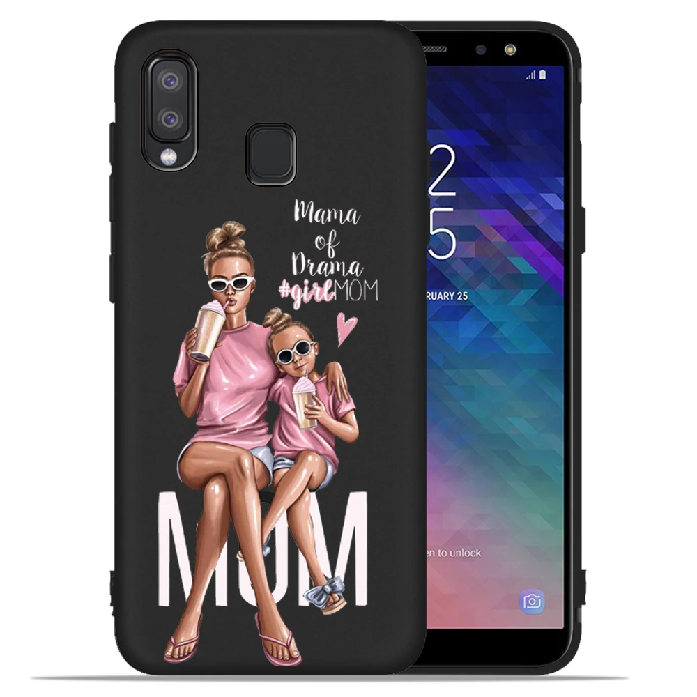 Чехол для Samsung Galaxy A50, Модный чехол Supear Mom Baby Mouse для Samsung A10 A20 A30 A40 A70 M10 M20, чехол, Etui