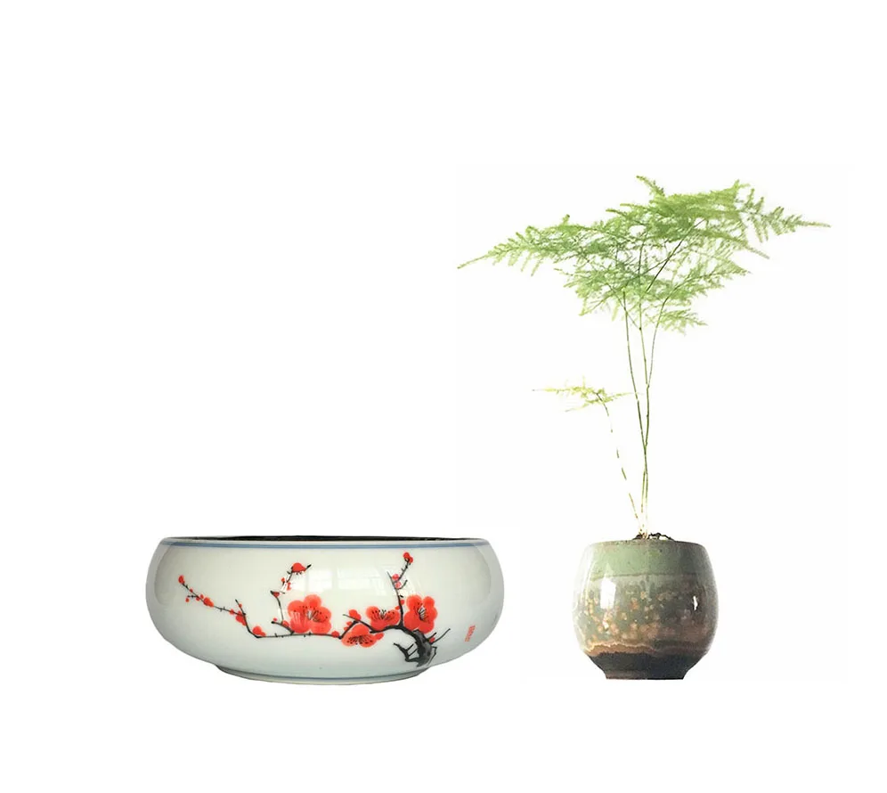 Керамические горшки для садовых цветов бонсай|flower pot|bonsai potmini flowerpot |