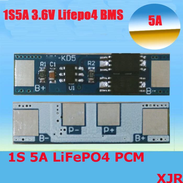 1S 5A 3.2V LiFePO4 LiFe Battery 18650 Cell PCM Charger PCB Protection BMS Board