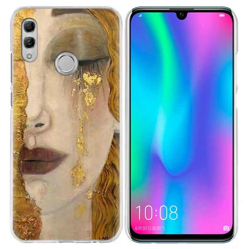 «Поцелуй» Густава Климта, чехол для huawei Honor 8X Y9 9 10 Lite Play 7C 8C 8 S 8A фотоаппаратов моментальной печати 7 S 7A Pro V20 20i Y6 Y7 Y5 жесткий чехол для телефона pc Лидер продаж - Цвет: 02