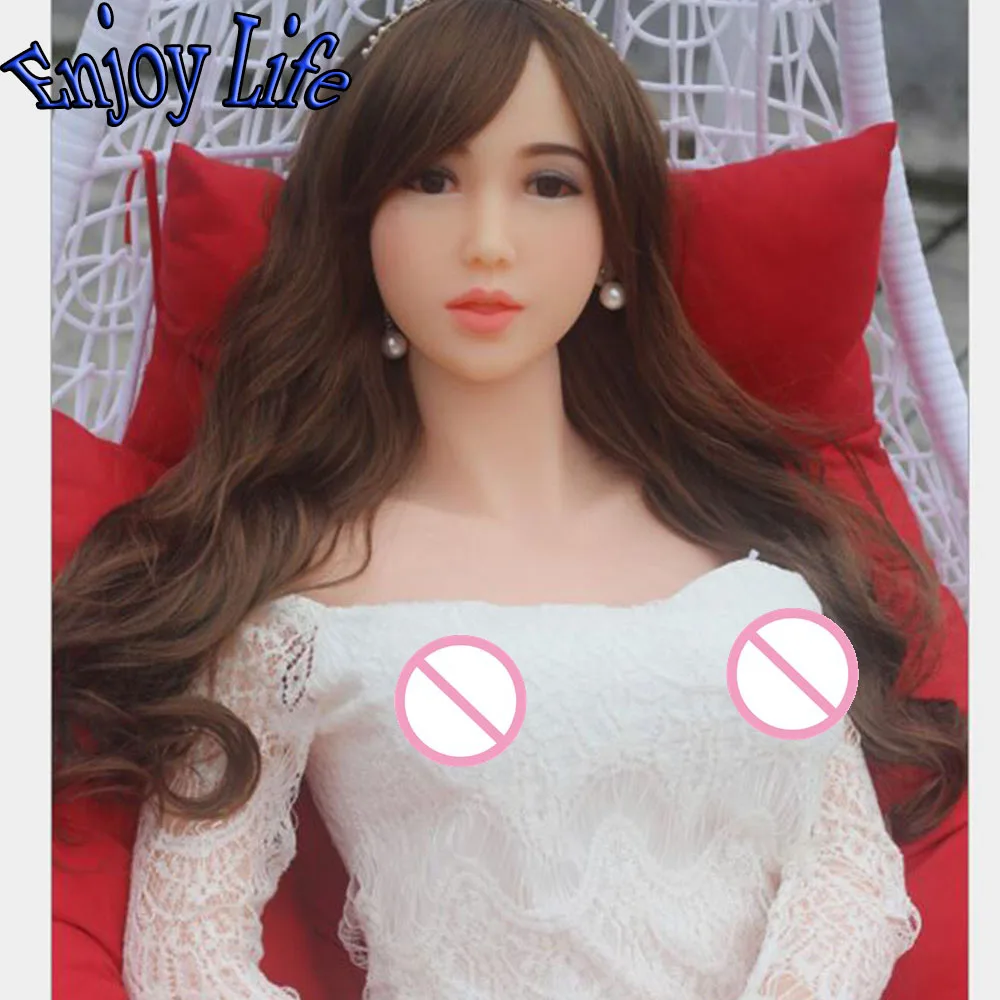 148cm Realistic Young Woman Companion Silicon Sex Dolls For Men