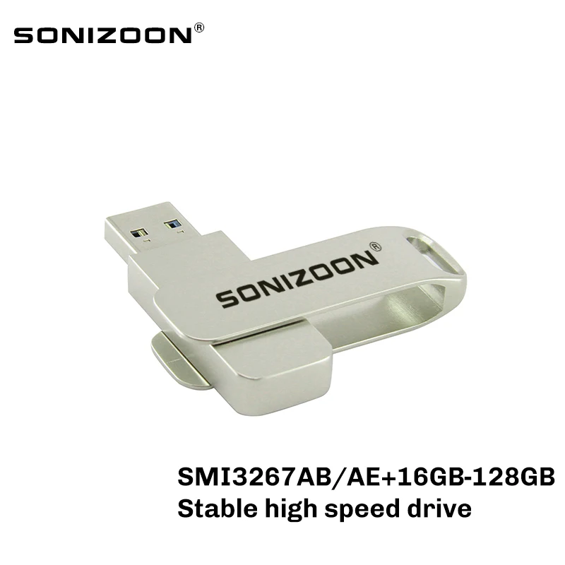 USB флеш-накопитель DIY ваше имя, флеш-накопитель 128 Гб 64 ГБ 32 ГБ 16 ГБ, стабильная высокоскоростная флеш-карта, вращающаяся Флешка SONIZOON XEZUSB3.0