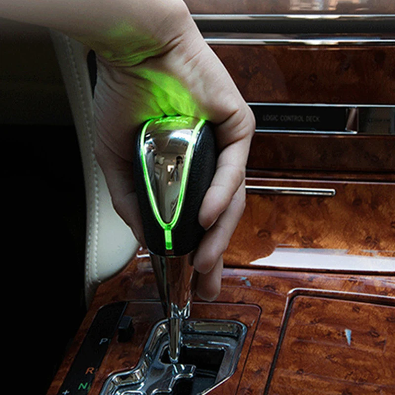  Touch Motion Activated Changeable Led Light Car Gear Shift Knob For Toyota Mazda Nissan Mitsubishi  - 32987486283