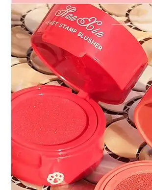 1pcs color 1 Макияж HAN XIN девушки Румяна тонкая пудра Румяна для щек лица макияж Пигмент скулы контурные оттенки палитра - Цвет: 1pcs color 1