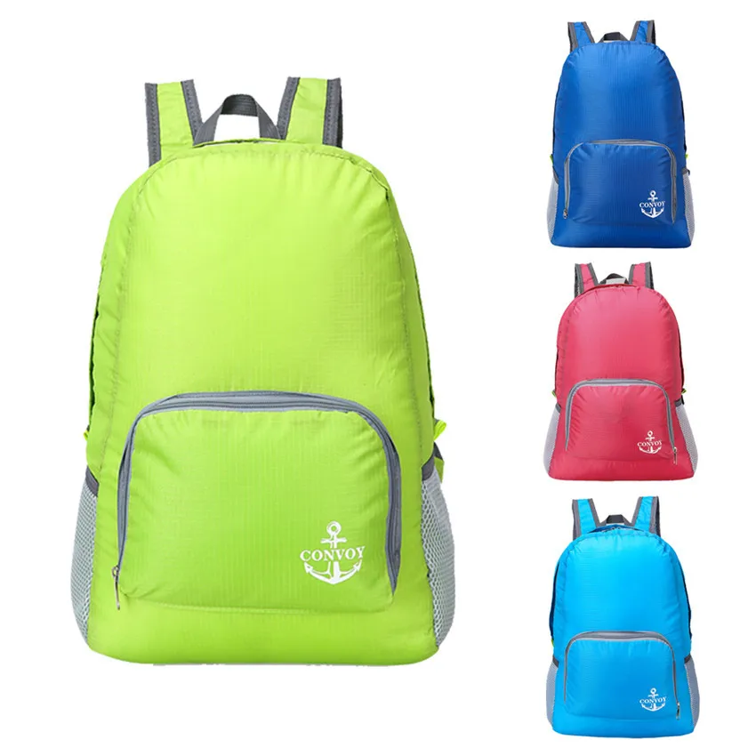 Lightweight Foldable Waterproof Nylon Women Men Children Skin Pack Backpack Travel Outdoor Sports Camping Hiking Bag Rucksack