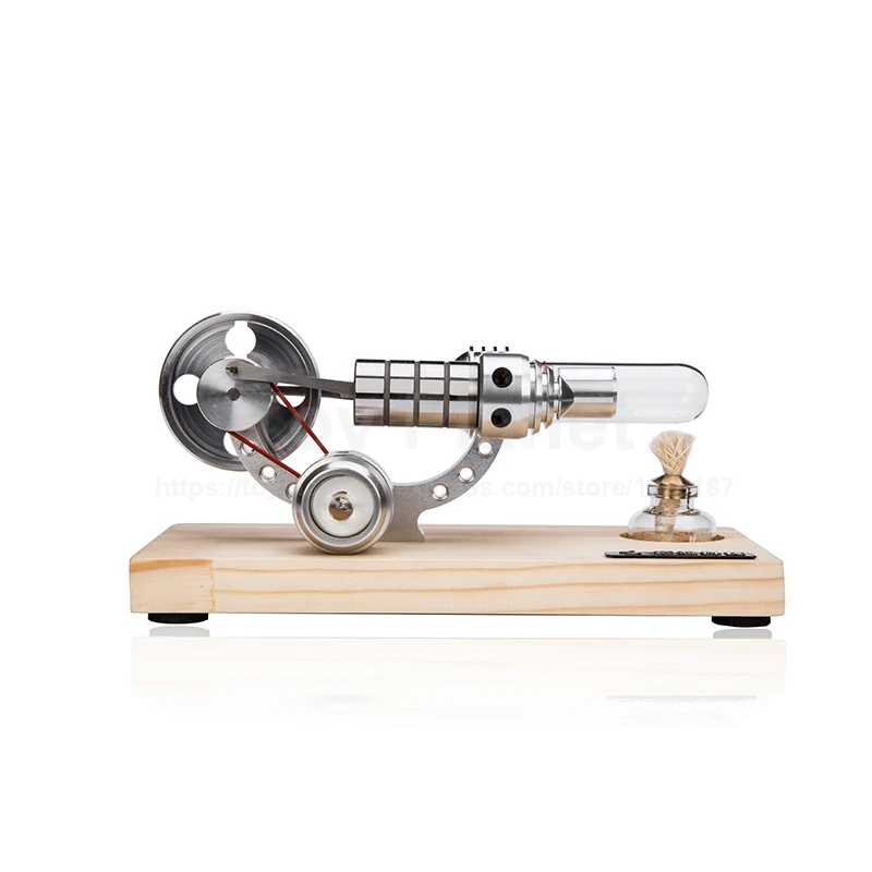 

Stirling Engines High Tech External-combustion Engine Mini Motor LED Power Generator Hot Air Hand Engine Stirling Machine Toy