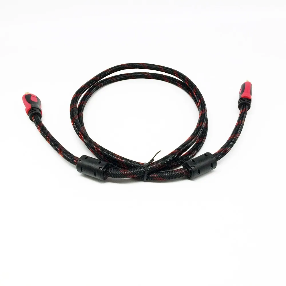 Высокоскоростной HDMI кабель Позолоченный разъем версии 1 4 штекер соединение с