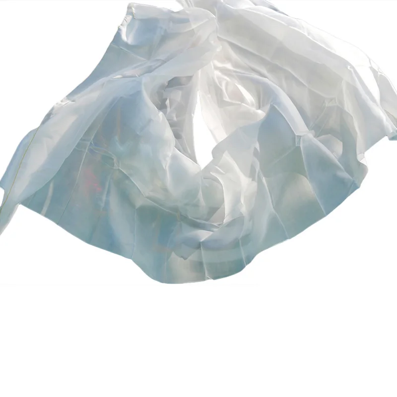 Newest Pure Silk Belly Dance Veils Belly Dance Scarf Silk Veils Practice Stage Performance white color