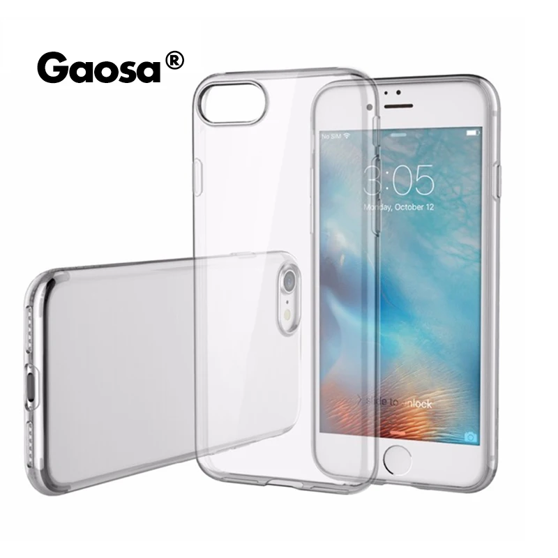 Gaosa New Ultra Thin Tpu Case For Iphone 7 7 Plus 7 Pro 0 6mm Phone Cover For Iphone7 Transparent Slim Back Case For 7 Case For Iphone Tpu Casecase Plus Aliexpress