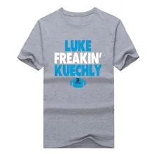 2017 NEW Luke FREAKIN Kuechly 59 T-shirt 100% cotton short sleeve o-neck T shirt 1019-4