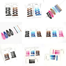 8 шт., 5 см, заколки для волос, заколки для волос, ВВ, заколки для волос, цветные металлические заколки для малышей, детей, женщин, девочек, аксессуары для укладки