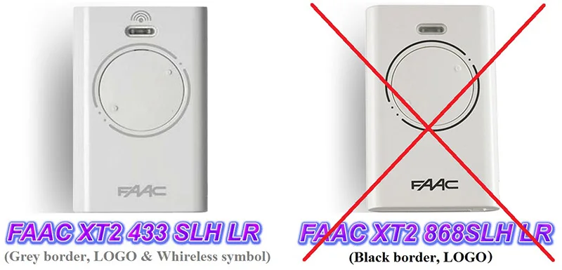 1 шт. FAAC T4 433LC, XT4 433RC XT4 433RCBE Замена дистанционного передатчика 433,92 МГц плавающий код, FAAC XT2 433 SLH управление воротами