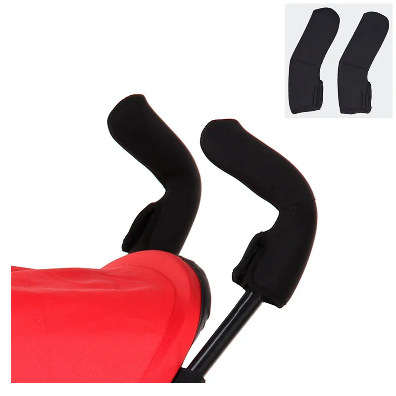 2 Pcs/Set Stroller Armrest Cover Grip Baby Carriages Bumper Bar Handle Holder Protector Accessories best travel stroller for baby and toddler	