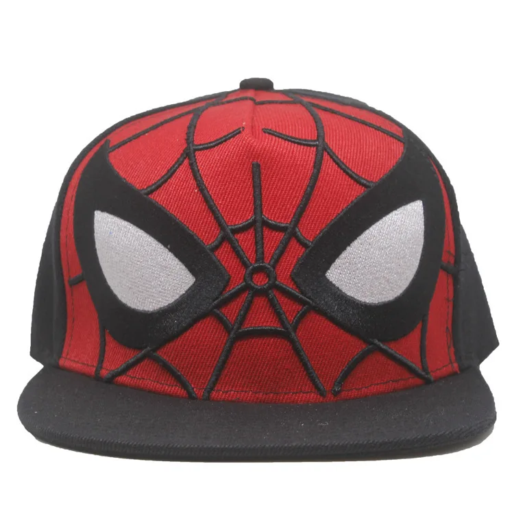 Холст вышивка человек паук кепки Snapback хип хоп бейсболки мужские любителей пары для мужчин женщин мультфильм шаблон casquette homme