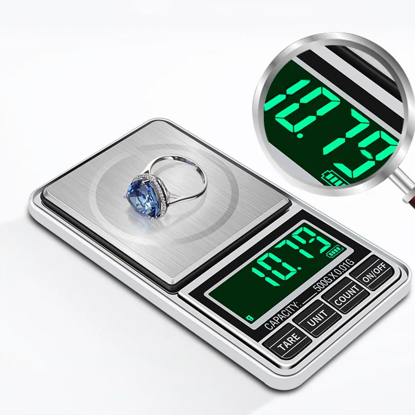 Mini Precision Digital Scales Accuracy Pocket Gold Sterling Jewellery Weighing Electronic Scales
