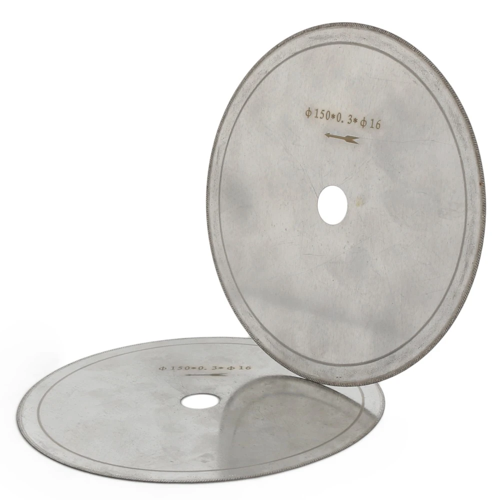 150mm 6" Ultra Thin Diamond Lapidary Saw Blade Cutting Disc Wheel 0.4mm Rim New 150mm 6" Ultra Thin Diamond Lapidary Saw Blade Cutting Disc Wheel 0.4mm Rim New