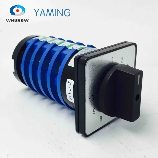  Welding machine switch KDHC-32/5 CO2 gas welding machine changeover rotary cam switch 32A 5 poles 1