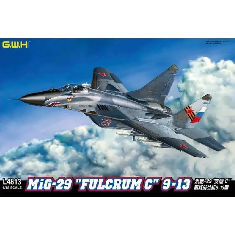 

Great Wall Hobby L4813 1/48 MIG-29 9-13 "Fulcrum C" - Scale Model Kit