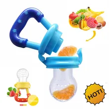 1Pc Baby Pacifier Fresh Fruits Food Milk Mordedor Silicone Nibbler Feeder Kids Nipple Feeding Tool Bite Bottles Gags