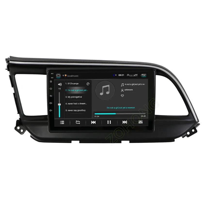 DSP 4G 2.5D Android 9,0 Автомобильный мультимедийный dvd-плеер gps для hyundai Elantra Автомобильный навигатор gps Авторадио Стерео рекордер