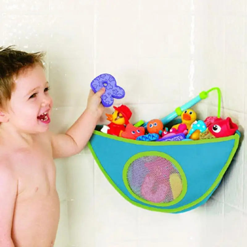 Baby Bathroom Mesh Bag For Bath Toys Bag Kids Basket For Toys Net