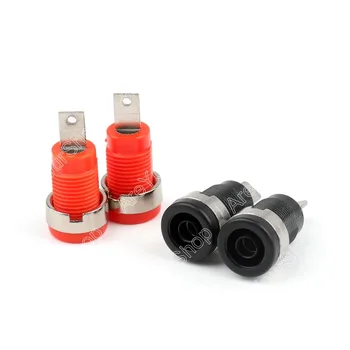 

Areyourshop Sale 10 Pcs Binding Post Banana Jack For 4mm Safety Protection Plug Adapter