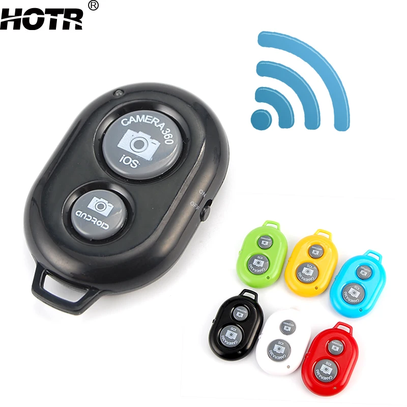 

HOTR Bluetooth Remote Control Button Accessories Wireless Control for Selfie Stick/Tripod/Holder Electronic Photo Studio Shutter