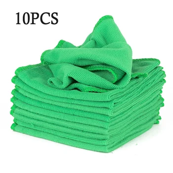 

10pcs Large Microfibre Cleaning Auto Car Detailing Soft Cloth Wash Towel Dust