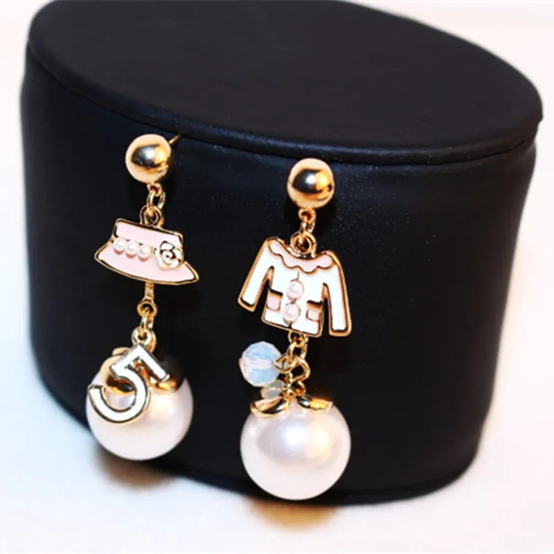 CX SHINY font b Women b font Irregular font b Hat b font Coat Earring Real