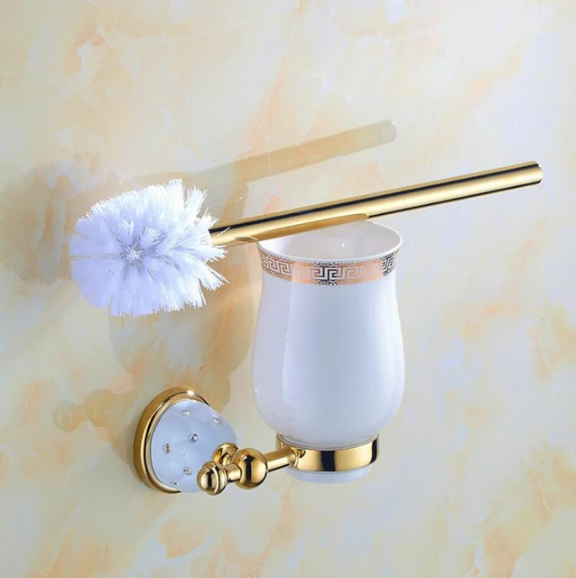 Retro toilet 2024 brush holder