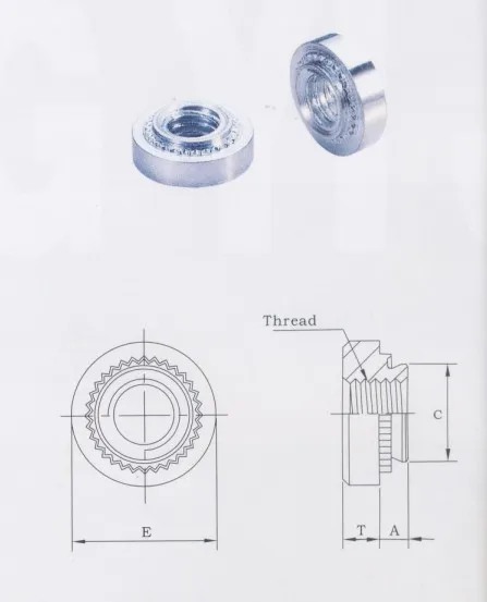 S-M3.5-0 s-m3.5-1 s-m3.5-2rivets гайка, сделано в Китае, лот в наличие, холодная направляющие гайки, Пэм стандартных, Прямая с фабрики продажи