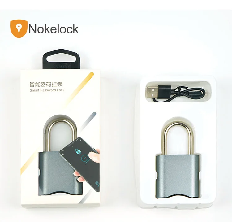 Nokelock Умный Замок Bluetooth приложение Пароль замок IP65 Водонепроницаемый Открытый электронные замки без ключа Противоугонный небольшой дверной замок