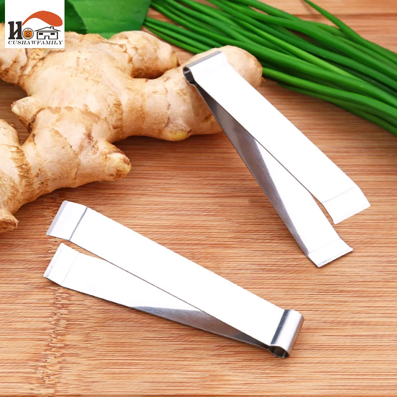 

CUSHAWFAMILY Fish Bone Tweezer Stainless Steel Feathers Pig Hair Clip Remover Pincer Puller Tongs Practical home kitchen tools