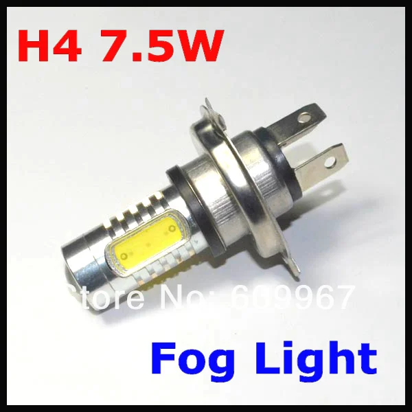 H4 светодиодный свет 7,5 W автомобилей высокой Мощность светодиодный лампы 7,5 W Противотуманные фары лампы светодиодный фары противотуманные фары