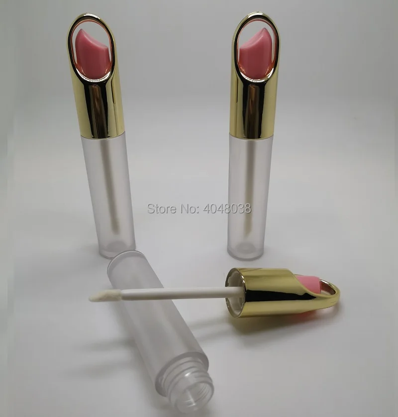 Empty Lip Gloss Tube Frosted Cosmetic Lipgloss Bottle Clear Lip Glaze Tubes Cosmetic Packaging Containers (6)
